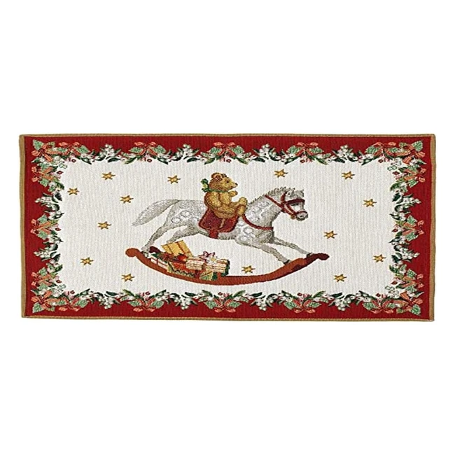 Villeroy & Boch 1483326122 Reds Cotton Placemat - Festive Design, Perfect for Decorations and Snacks