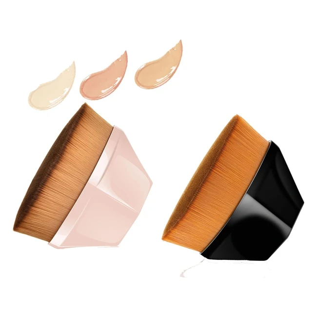 Pennello Fondotinta Magico Petalos 2pc - Portatile e Versatile