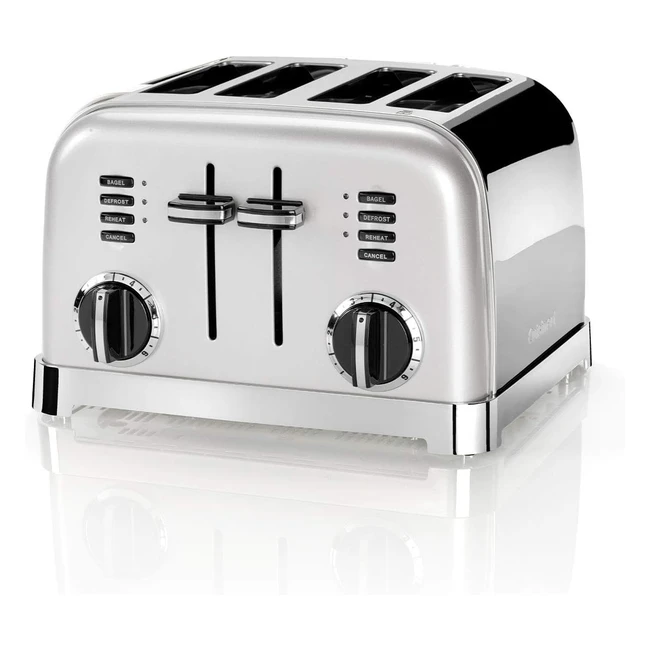 Cuisinart Style Collection 4 Slot Toaster - Frosted Pearl - CPT180SU