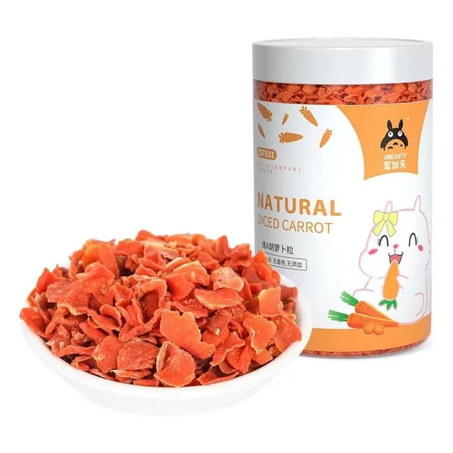 Snack Nutriente per Animali Granuli di Carota per Criceti Ricci Lucertole Ra