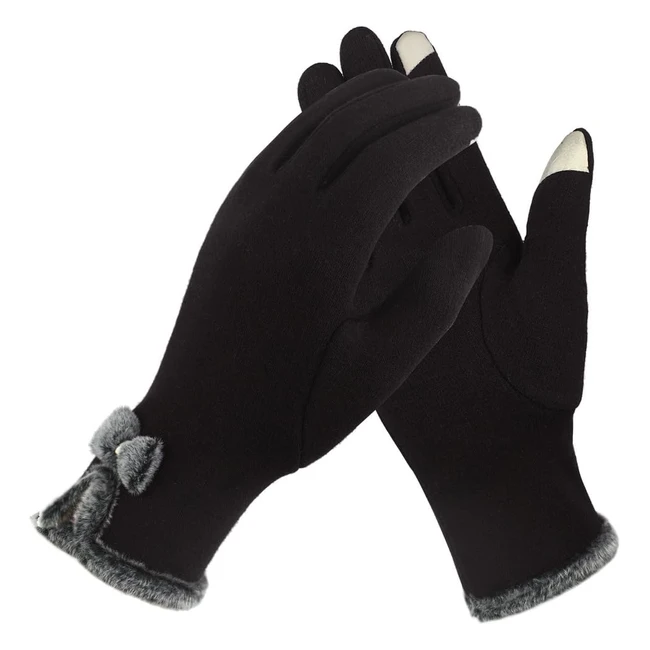 Gants Femme Écrans Tactiles Hiver Chaud - Référence XYZ