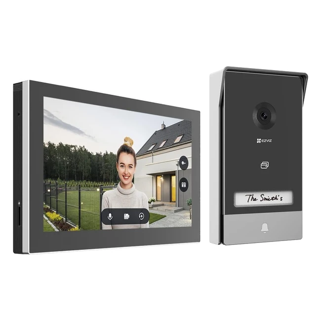 Visiophone Connecté EZVIZ HP7 2K, Interphone Vidéo Tactile 7