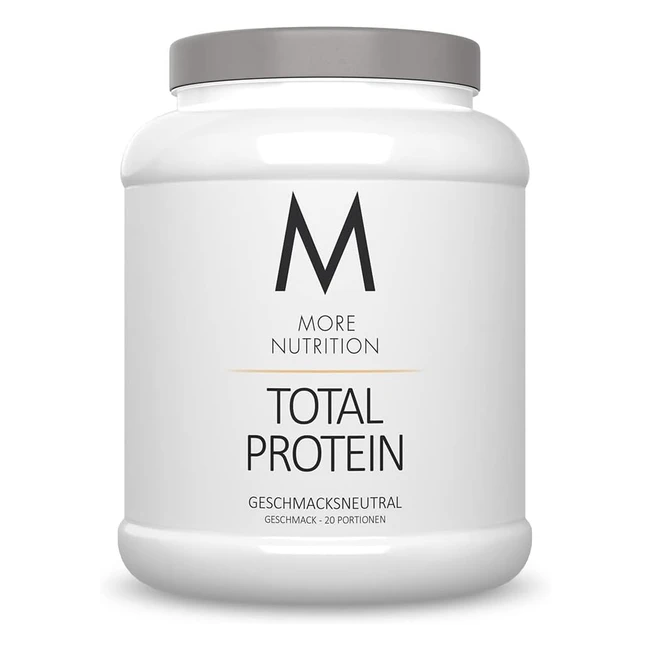 more nutrition total protein geschmacksneutral 600g - Muskelaufbau  Muskelabbau