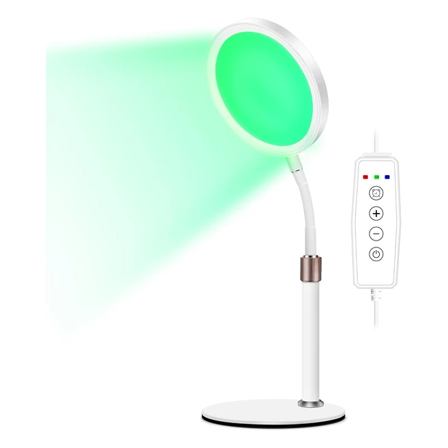 Trayvespace Sad Lamp 520nm Green Light Therapy Lamp 12W - Migraine Relief 10 Br