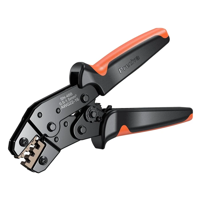 Pince à sertir connecteur bêche 0515mm2/216 AWG - Sertissage solide et réglable