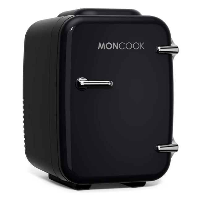 Moncook Mini Fridge for Bedrooms - Portable  Quiet - 4L - Thermoelectric Cooler