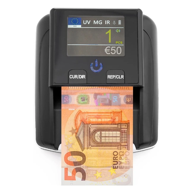 Detector de Billetes Falsos y Contador 2 en 1 - ¡Verifica y Cuenta Billetes Fácilmente!