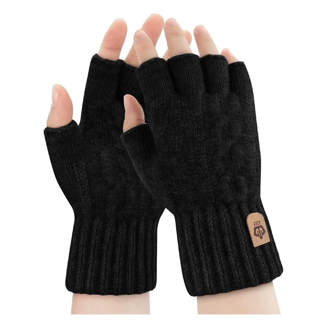 Guanti senza dita invernali ARFNKIM - Caldi e comodi per sportivi e lavoratori