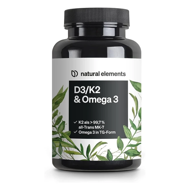 Vitamin D3 K2 Omega 3 Premium 997 Alltrans K2 Premium Omega 3 Triglycerid Shape 