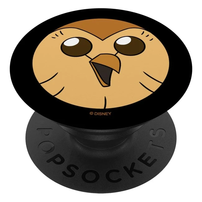 Disney Channel The Owl House Hooty Face Popsockets PopGrip für Handys und Tablets - Nr. XYZ - Mit austauschbarem Deckel