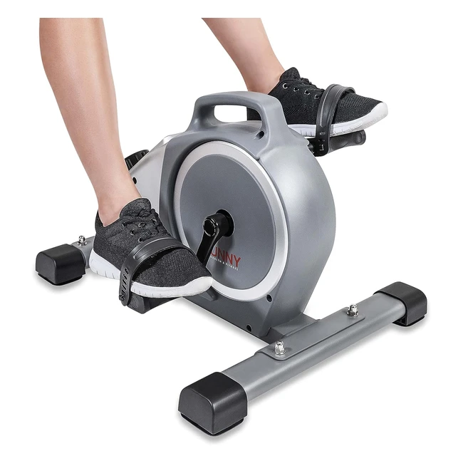 Sunny Health Fitness Magnetisches Schreibtisch-Fahrrad Mini-Heimtrainer