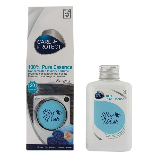 Care Protect Blue Wash Laundry Perfume - Long Lasting Scent Booster 100ml