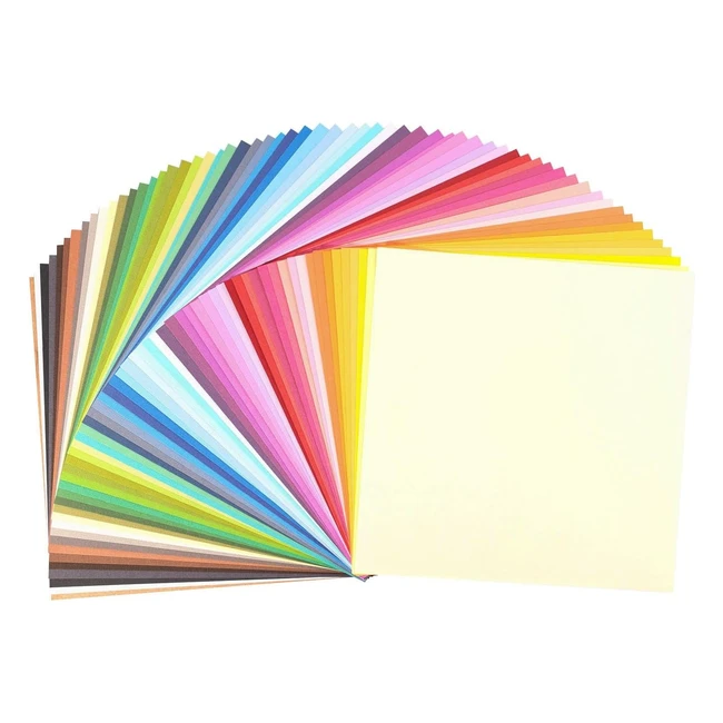 Cartulina de papel para álbumes de recortes Vaessen Creative 305x305 cm - Textura de lona - 60 hojas