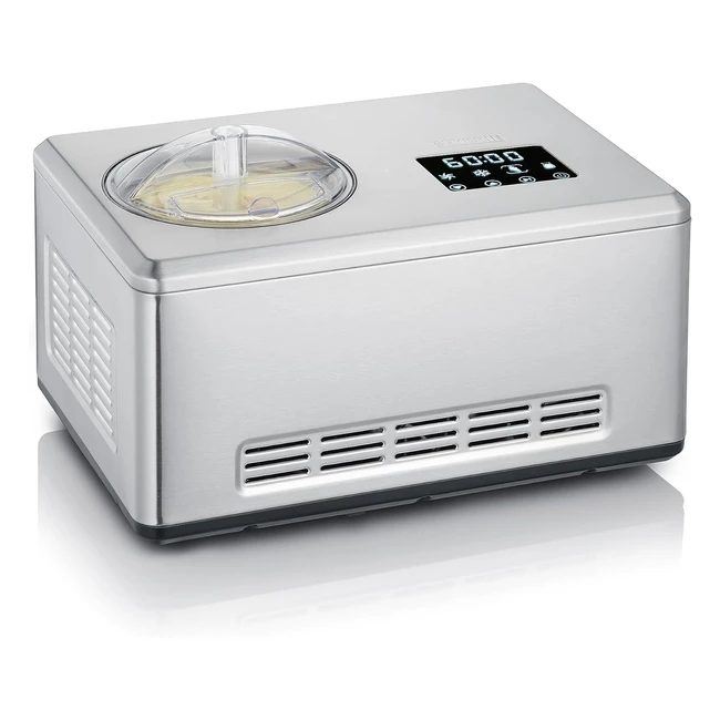 Gelatiera Severin EZ 7405 2in1 - Display touch LED, 2L, timer, raffreddamento automatico