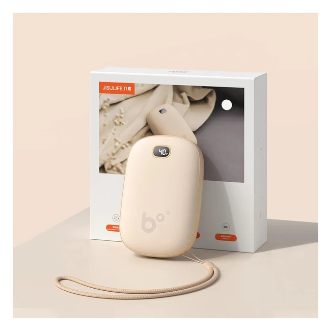 Calentador de manos recargable Jisulife - Calor rápido y duradero - Ideal para exteriores