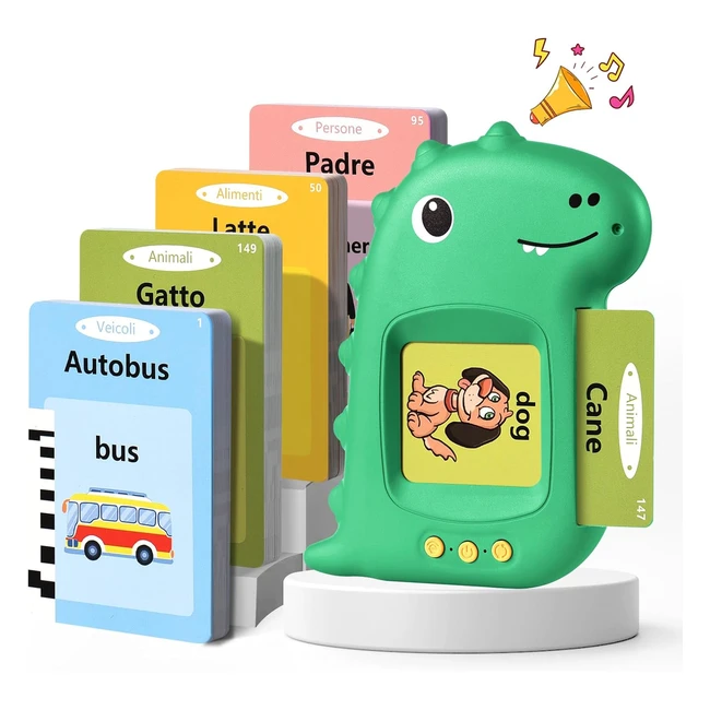 Giocattoli educativi per bambini 2-6 anni - Schede flash cards parlanti Montessori - Giocattoli per l'apprendimento