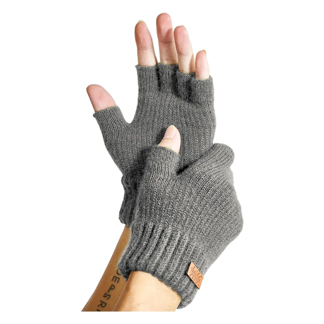Gants sans doigts extensibles chauds pour hommes et femmes - JYUUNY