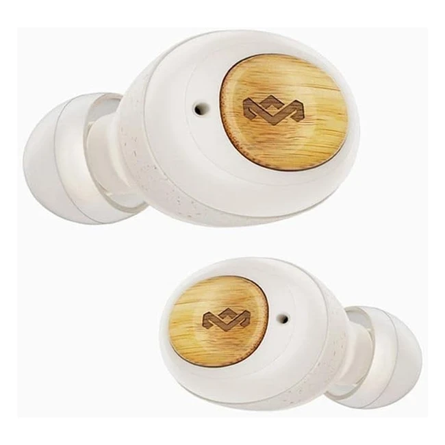House of Marley True Wireless Champion Earphones - Compact Bluetooth 5.0 Earbuds - Up to 28 Hours Playtime