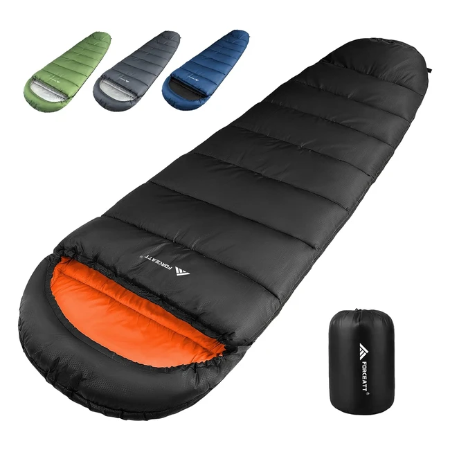 Sac de couchage Forceatt 525 pour 34 saisons - Ultralger compact grand froid