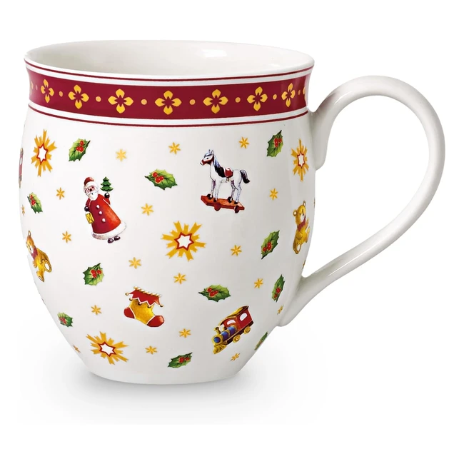 Villeroy & Boch Toys Delight Kaffeebecher, mikrowellensicher, Weihnachtstasse, Becher, Kaffeetasse