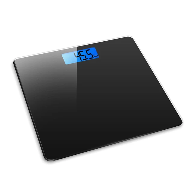 Digital Electronic Bathroom Scale - 180kg Capacity - Backlit Display - Weight Management