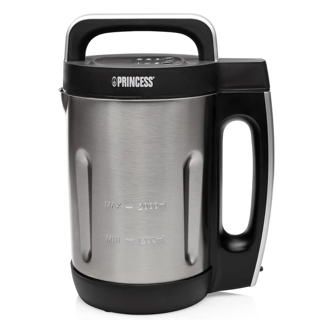 Mquina para hacer sopa Princess 0121400201001 - 200W acero inoxidable platead