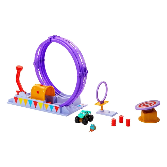 Coffret Spectacle Looping Disney Pixar Cars On the Road avec Monster Truck Ivy -