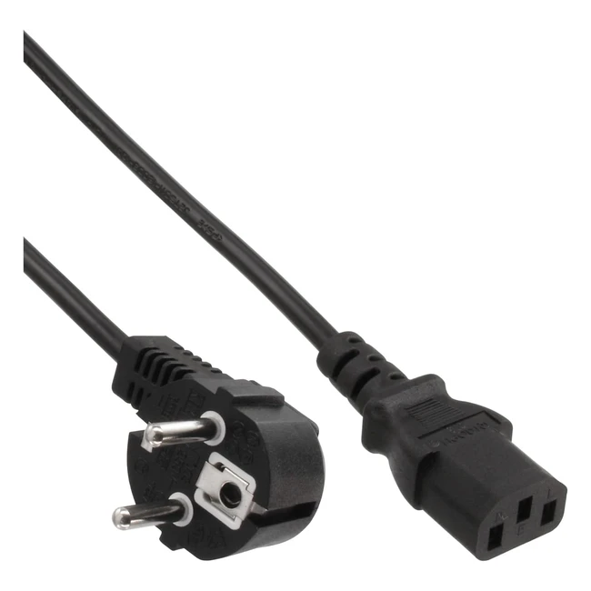 Cable de Transmisión 05m Negro - Referencia 16651M - Conector Macho/Hembra C13 - Cee77