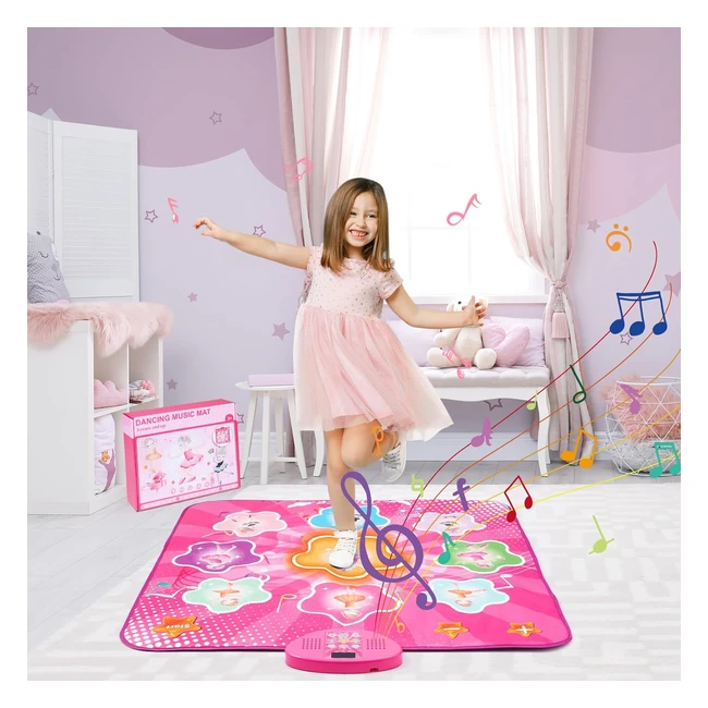 Tappetino da ballo per bambini Urmywo - 7 modalità di gioco - Regali compleanno ragazzi ragazze 3-9 anni
