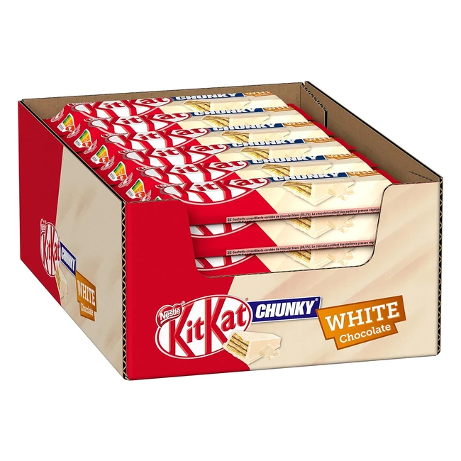 Nestl KitKat Chunky White Schokoriegel knusprige Riegel mit weier Schokolad