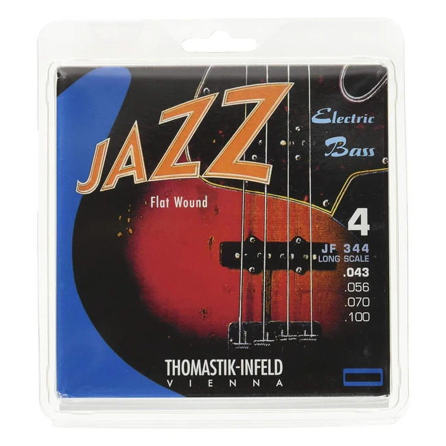 Thomastik JF344 Set 43100 - Corde per Basso Jazz a Bobina Piatta