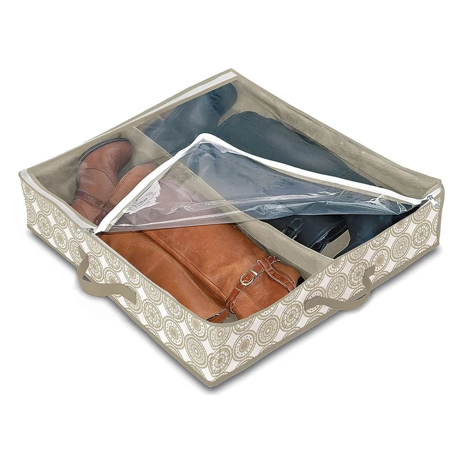 Custodia Stivali Beige Ella - 2 Scomparti - Dimensioni 60x50x12 cm