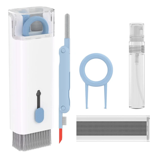 Kit 7 in 1 per pulizia tastiera soft brush estrattore polvere auricolari laptop