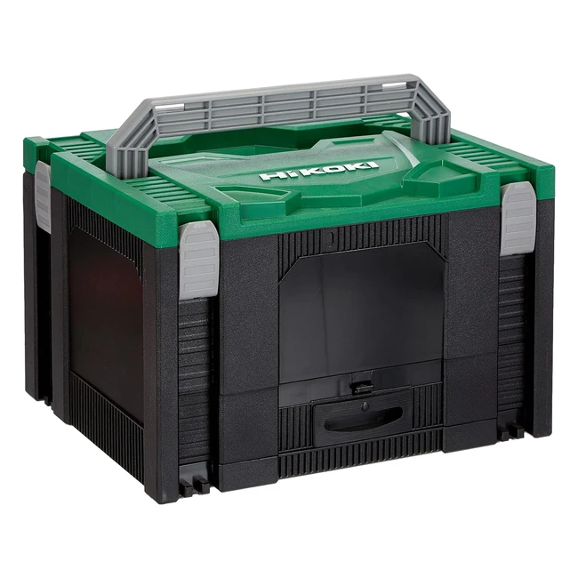 Hikoki HSC Koffersystem 40030037 100tlg Zubehr Grn Schwarz 295x395x250 mm