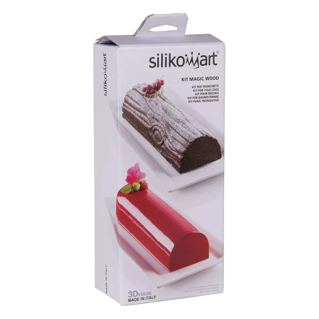 Kit Silikomart Magic Wood Oro 25x9x67 cm - Resistente e Lavabile