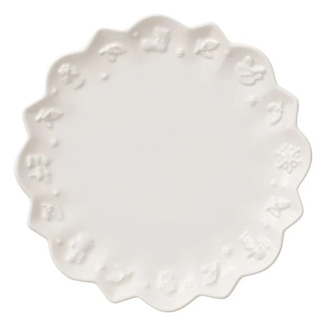 Villeroy & Boch 1486581310 - Piattino Tazza Caffè Bianco, Ideale per la Tavola Imbandita a Festa