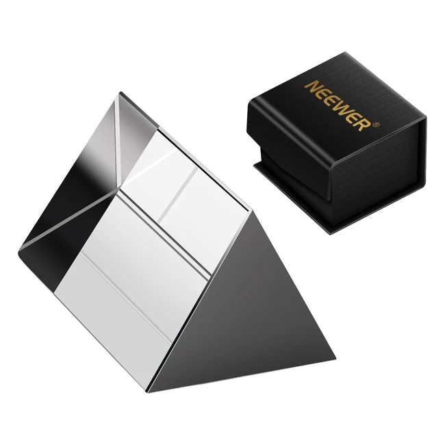 Prisma triangular Neewer 24 pulgadas - Efectos de arco iris espectro de luz - C