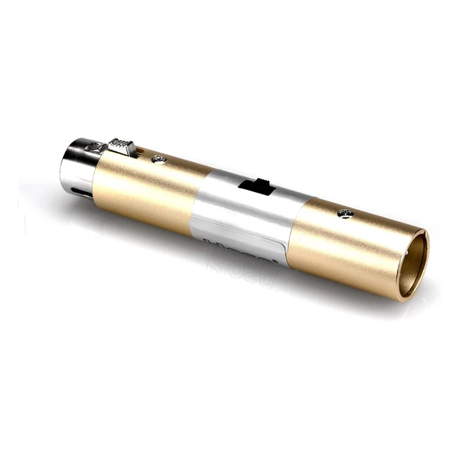 Atenuador de entrada Hosa ATT448 XLR3F a XLR3M - Control de ganancia y calidad de sonido