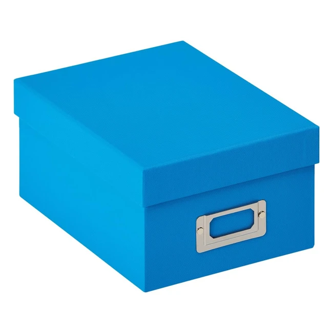 Walther Design Aufbewahrungsboxen Oceanblau 10x15 cm - Platz für 700 Fotos - Fun FB115U