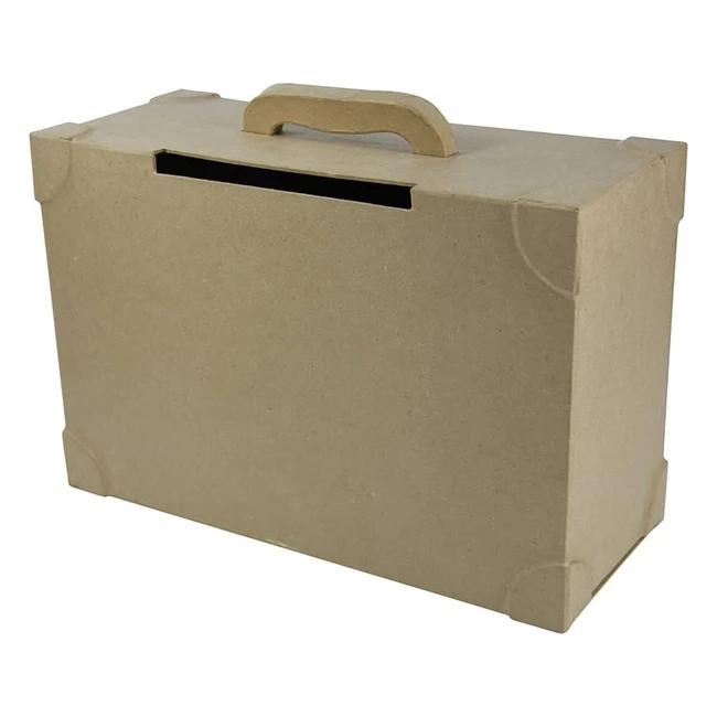 Decopatch Caja de Maleta para Boda Marrn - Alta Calidad