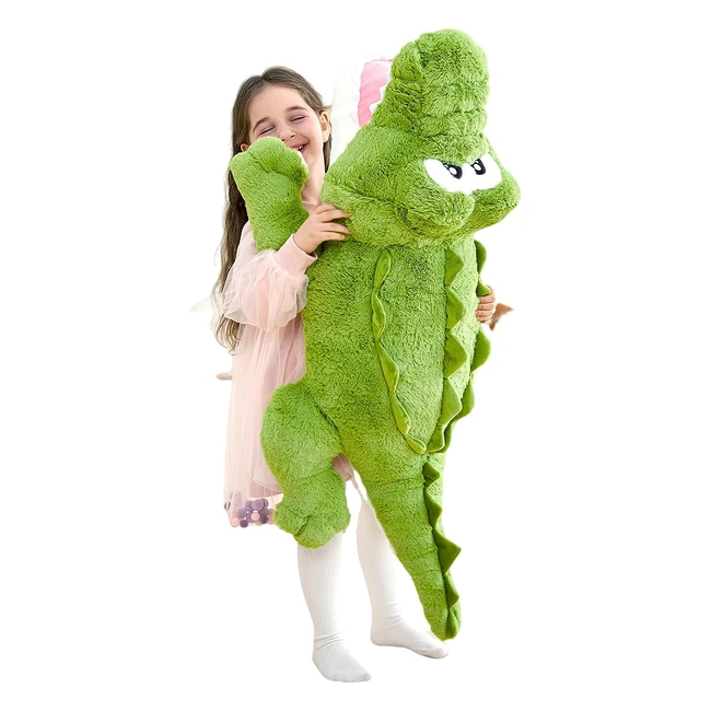 IKASA Giant Crocodile Stuffed Animal Plush Toy - 78cm - Soft & Cute - Perfect Gift for Kids