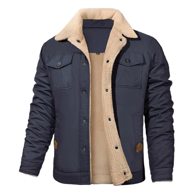 Veste Cargo en Polaire Hiver Chaud - Homme - Vancavoo