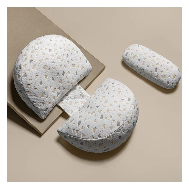 Cuscino Gravidanza Comfort Regolabile - Supporto per Tutto il Corpo - Fodera Rim