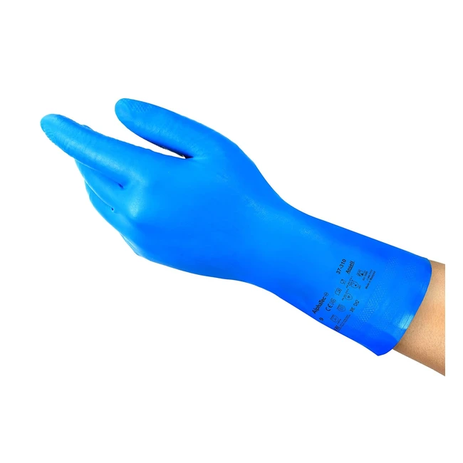 Ansell Alphatec 37310 Nitrile Gloves - Chemical Protection, Food Safety - Size L
