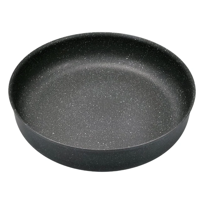 Moneta Tortiera Etna in Alluminio Antiaderente Effetto Pietra Nero 24 cm - Alta qualità e resistenza