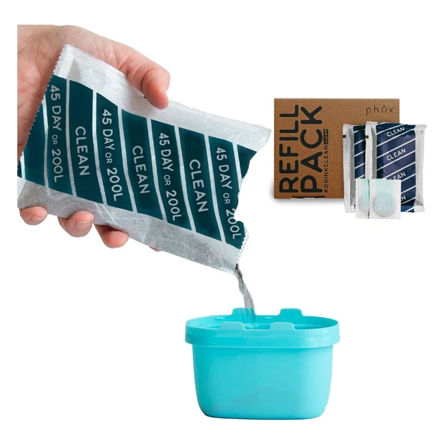 Phox Brita Maxtra Compatible Refillable Filter Cartridge - 3 Month Supply