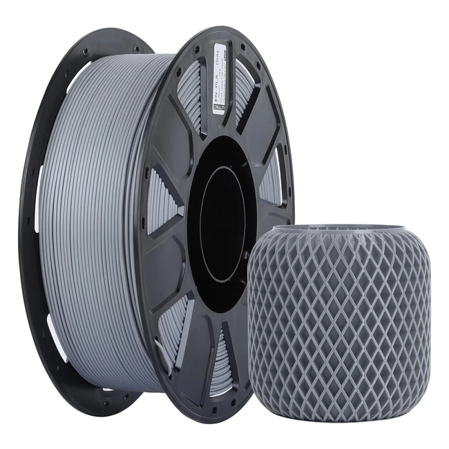 Creality 3D Printer Filament 175mm Ender PLA - No Tangling, Smooth Printing, No Warping - 1kg Spool - Gray