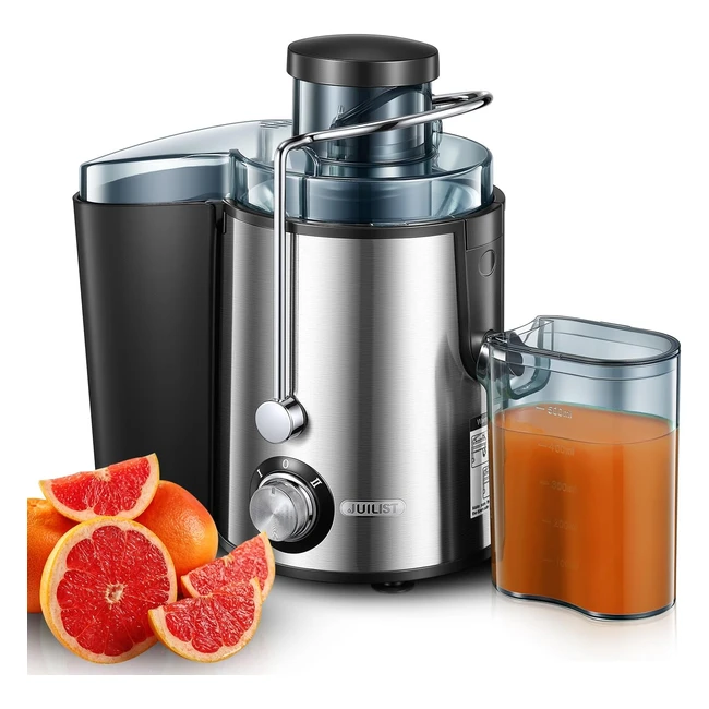 Juicer Juilist 600W Centrifugal - Quick Juicing Easy Clean Compact Design