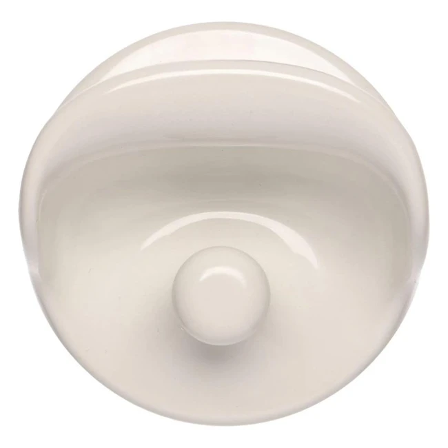 Ensemble de 2 cintres opaques blancs Kartell Gancio - Réf. 12345 - Design Olaf von Bohr