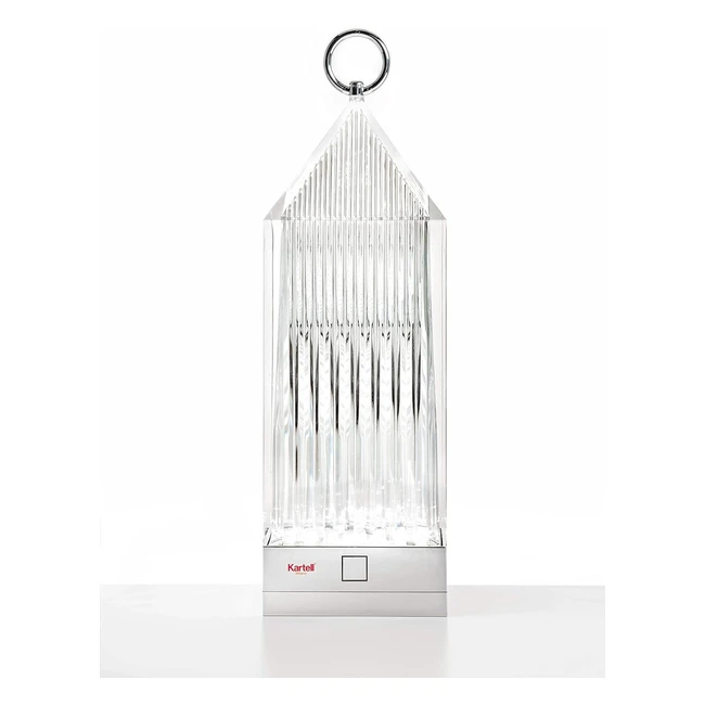 Lanterne de table Kartell en cristal avec variateur de lumière